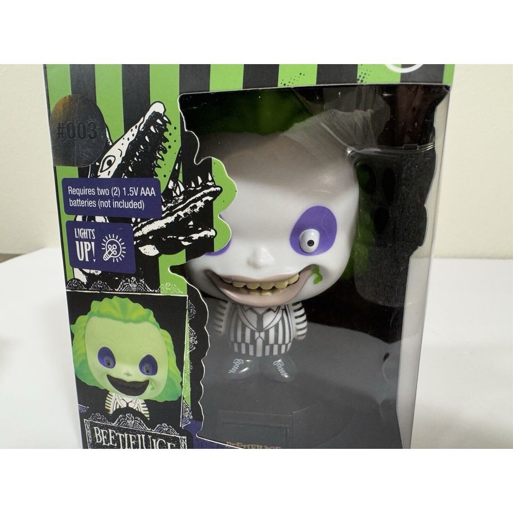 BEETLEJUICE VINYL FIGURE LIGHT 003 LIGHTS UP PALADONE HORROR SERIES 1 NEW IN BOX